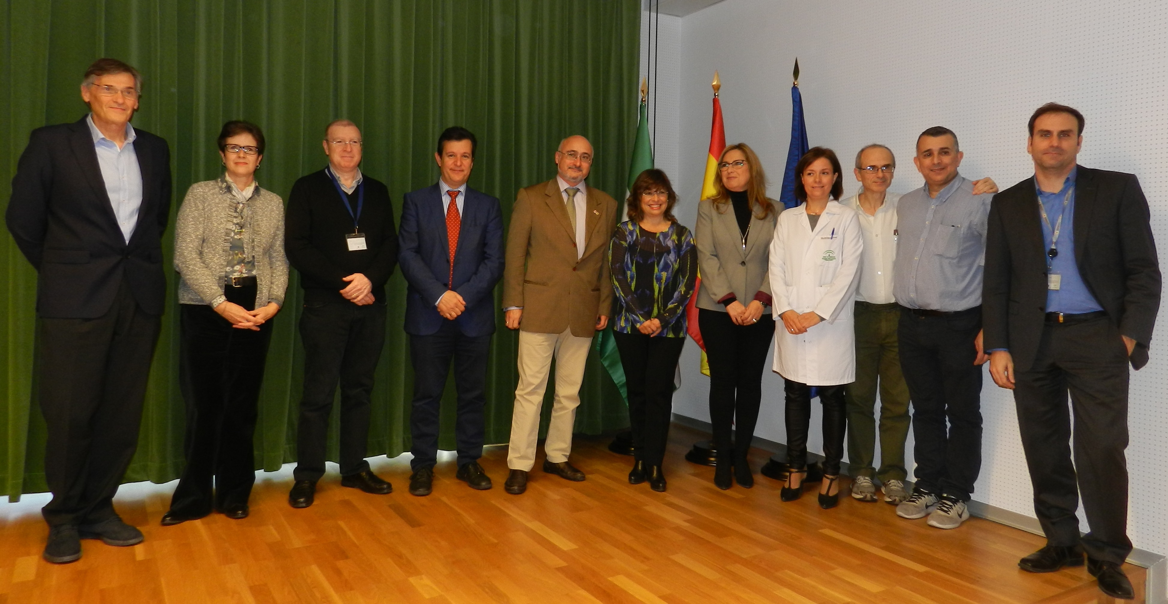 Autoridades asistentes a la inauguración de las III Jornada de Enfermedades Raras